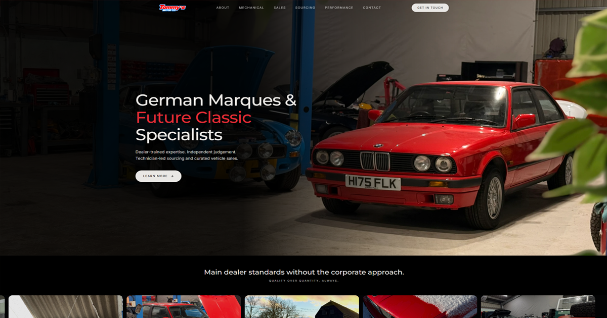Tommy's Motor Co screenshot